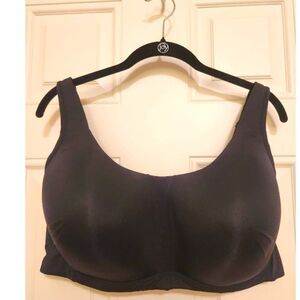 Cuddle Duds bra 3X Smooth Micro Lightly Lined Bra Black wirefree